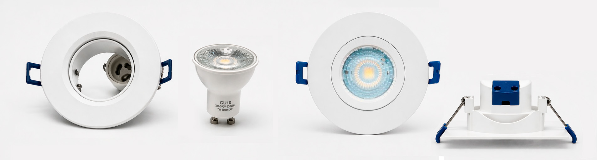 GU10 dicroica o LED integrado
